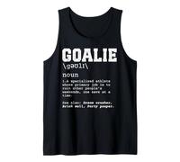 Funny Soccer Portero Definición Ruina Fines de Semana Portero Camiseta sin Mangas
