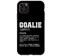 Funny Soccer Portero Definición Ruina Fines de Semana Portero Carcasa para iPhone 11 Pro MAX