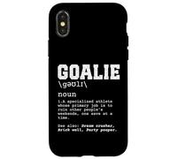 Funny Soccer Portero Definición Ruina Fines de Semana Portero Carcasa para iPhone X/XS