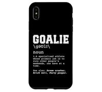 Funny Soccer Portero Definición Ruina Fines de Semana Portero Carcasa para iPhone XS MAX