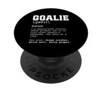 Funny Soccer Portero Definición Ruina Fines de Semana Portero PopSockets PopGrip Adhesivo