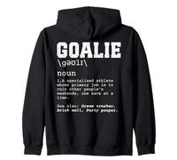 Funny Soccer Portero Definición Ruina Fines de Semana Portero Sudadera con Capucha