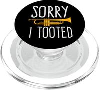 Funny Sorry I Tooted Trumpet Band PopSockets PopGrip para MagSafe