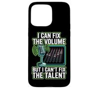 Funny Sound Guy, Puedo Arreglar el Volumen Audio Tech Church Media Carcasa para iPhone 15 Pro MAX