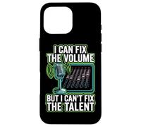 Funny Sound Guy, Puedo Arreglar el Volumen Audio Tech Church Media Carcasa para iPhone 16 Pro MAX