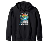 Funny Spearfishing The Tax Man Shark Diver Sudadera con Capucha