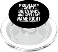 Funny Spell My Name Right Sarcástico Dicho PopSockets PopGrip para MagSafe