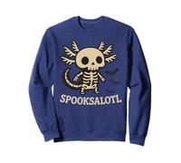 Funny Spooksalotl Skeleton Axolotl Halloween Cute Animal Sudadera