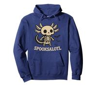 Funny Spooksalotl Skeleton Axolotl Halloween Cute Animal Sudadera con Capucha