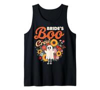Funny Spooky Bride's Boo Crew Ghost Bridal Squad Halloween Camiseta sin Mangas