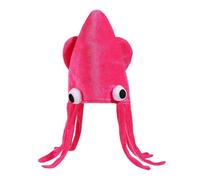 Funny Squid Hat | Plush Octopus Squid Costume Cap, Breathable Gold Velvet Sea Animal Headwear, 27x27x57cm Lightweight Party Hat For Kids And Adults | Halloween, Stage Shows, Cosplay, Photography, Birt