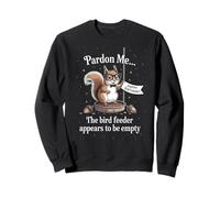 Funny Squirrel Pardon Me Feeder Empty Diciendo Sarcástico Sudadera
