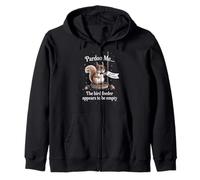 Funny Squirrel Pardon Me Feeder Empty Diciendo Sarcástico Sudadera con Capucha