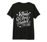 Funny St Patricks Day Top for Women Whale Oil Beef Hooked Camiseta Premium