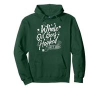 Funny St Patricks Day Top for Women Whale Oil Beef Hooked Sudadera con Capucha