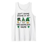 Funny St Patricks GNOME Prone to Shenanigans with My Gnomies Camiseta sin Mangas