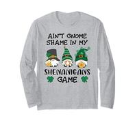 Funny St Patricks GNOME Prone to Shenanigans with My Gnomies Manga Larga