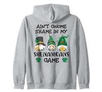 Funny St Patricks GNOME Prone to Shenanigans with My Gnomies Sudadera con Capucha