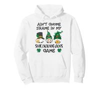 Funny St Patricks GNOME Prone to Shenanigans with My Gnomies Sudadera con Capucha