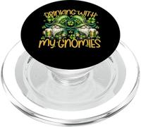 Funny St Patricks Gnomes For Men and Women Leprechaun GNOME PopSockets PopGrip para MagSafe