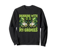 Funny St Pattys Day GNOME Loves Drinking with My Gnomies Sudadera