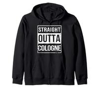 Funny Straight Outta Cologne Köln Germany Rheinland Carnival Sudadera con Capucha