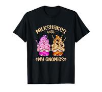 Funny Strawberry Milkshake with My Gnomies Cute Summer GNOME Camiseta