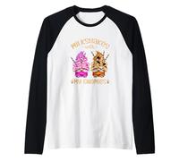 Funny Strawberry Milkshake with My Gnomies Cute Summer GNOME Camiseta Manga Raglan
