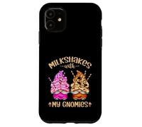 Funny Strawberry Milkshake with My Gnomies Cute Summer GNOME Carcasa para iPhone 11