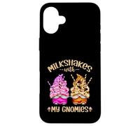 Funny Strawberry Milkshake with My Gnomies Cute Summer GNOME Carcasa para iPhone 16 Plus