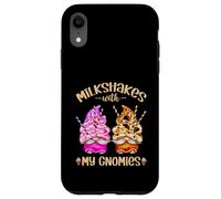 Funny Strawberry Milkshake with My Gnomies Cute Summer GNOME Carcasa para iPhone XR