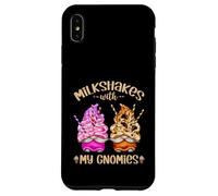 Funny Strawberry Milkshake with My Gnomies Cute Summer GNOME Carcasa para iPhone XS MAX