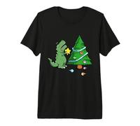 Funny Struggle Is Real Dinosaurio Estrella del árbol de Camiseta Premium