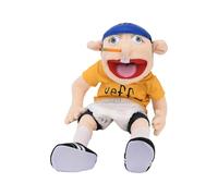 Funny Stuffed Hand Puppet, Cartoon Boy with Open Mouth, 60CM Plush Doll for Kids and Home Decoration
