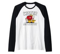 Funny Succulent Plant Killer Water Me Never Gardening Camiseta Manga Raglan