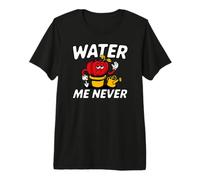 Funny Succulent Plant Killer Water Me Never Gardening Camiseta Premium