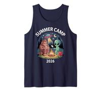 Funny Summer Camp 2026 Alien Camping Director Anfitrión del Equipo Camiseta sin Mangas