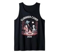 Funny Summer Camp 2026 Alien Host Crew Aventura del Personal Camiseta sin Mangas
