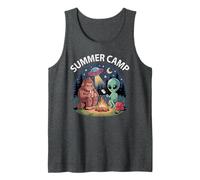Funny Summer Camp Alien Bigfoot Host Director de Camping Camiseta sin Mangas