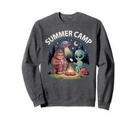 Funny Summer Camp Alien Bigfoot Host Director de Camping Sudadera
