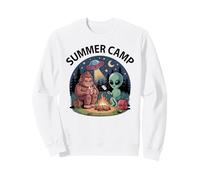Funny Summer Camp Alien UFO Director Crew Anfitrión Consejero Gag Sudadera