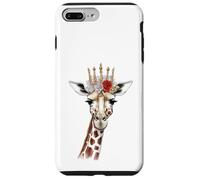 Funny Summer Giraffe Animal Zoo and Safari Carcasa para iPhone 7 Plus/8 Plus