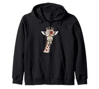 Funny Summer Giraffe Animal Zoo and Safari Sudadera con Capucha