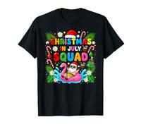 Funny Summer Vacation Xmas Holiday, Christmas in July Squad Camiseta