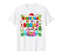 Funny Summer Vacation Xmas Holiday, Christmas in July Squad Camiseta gráfica económica, Hombre, Blanco, S