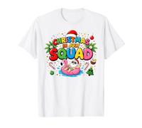 Funny Summer Vacation Xmas Holiday, Christmas in July Squad Camiseta gráfica económica, Hombre, Blanco, S