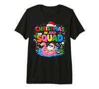 Funny Summer Vacation Xmas Holiday, Christmas in July Squad Camiseta Premium