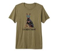 Funny Sunglasses Do What I Want Doberman Pinscher Dog Lover Camiseta Premium