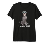 Funny Sunglasses Do What I Want Irish Wolfhound Lover Camiseta Premium