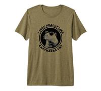 Funny Sunglasses Logo Lover I Just Really Like Capybaras Ok Camiseta Premium